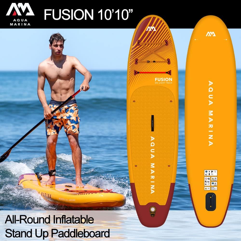 Aqua Marina Fusion - Tavola gonfiabile per stand up paddle (iSUP), lunghezza 330 cm