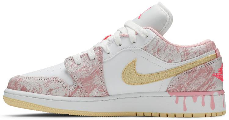 Air Jordan 1 Low GS  Strawberry Ice Cream  CW7104-601 - Sneaker Replica Workshop