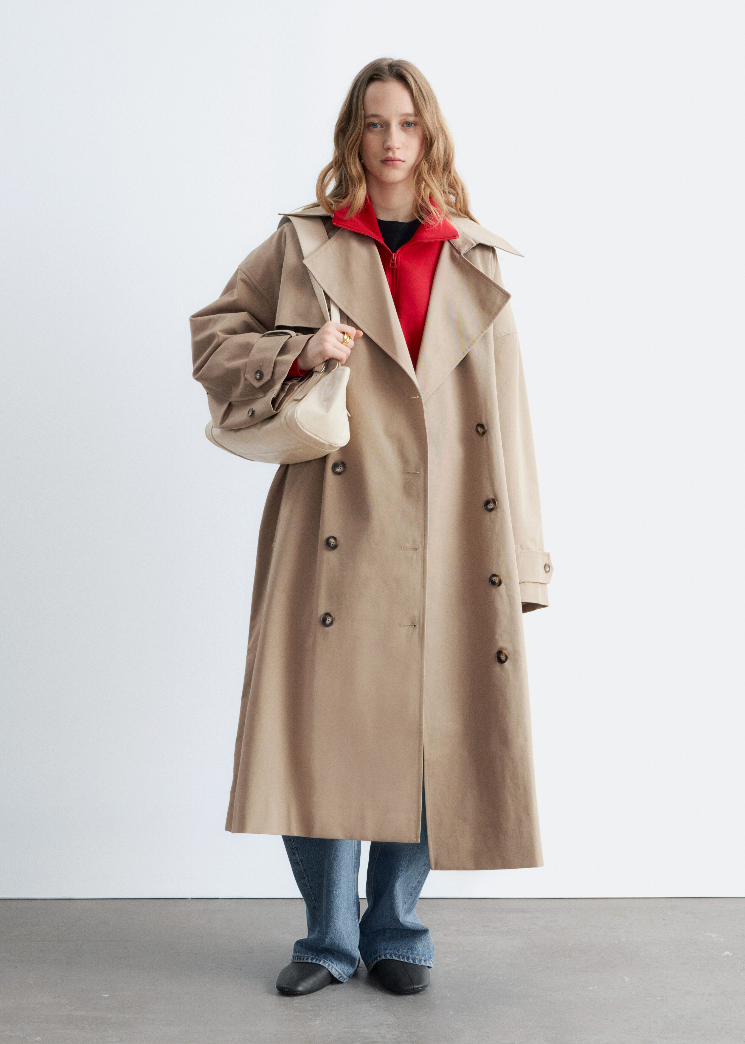 & Other Stories DOUBLE-BREASTED TRENCH COAT