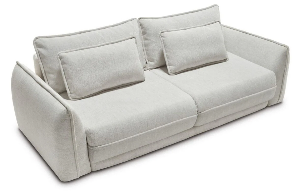 Luxury sofa gray 253 x 120 x H. 74 cm - Living room sofa with sleeping function - Living room furniture - Luxury furniture - Luxury interior