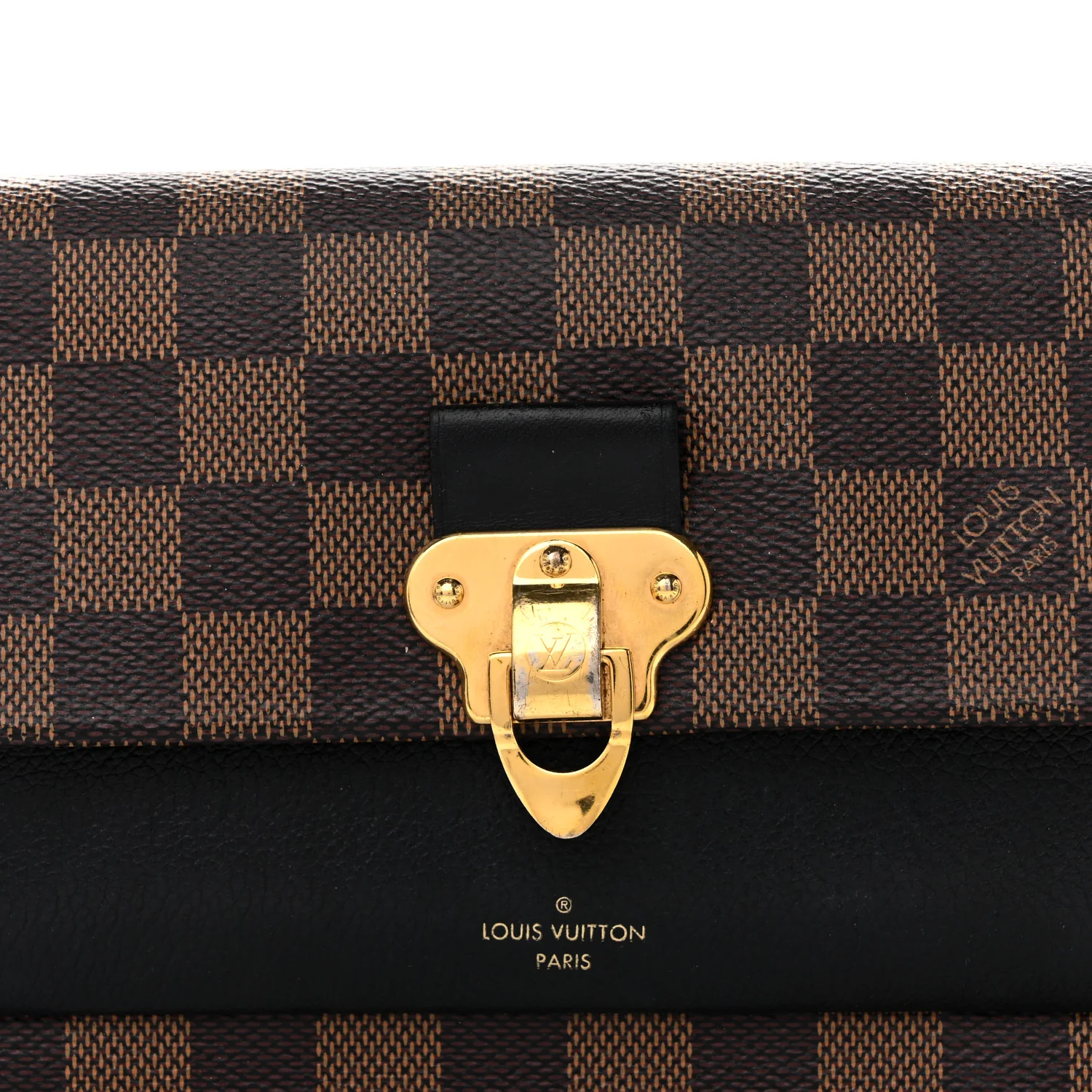 Damier Ebene Vavin Chain Wallet Black - Top Club