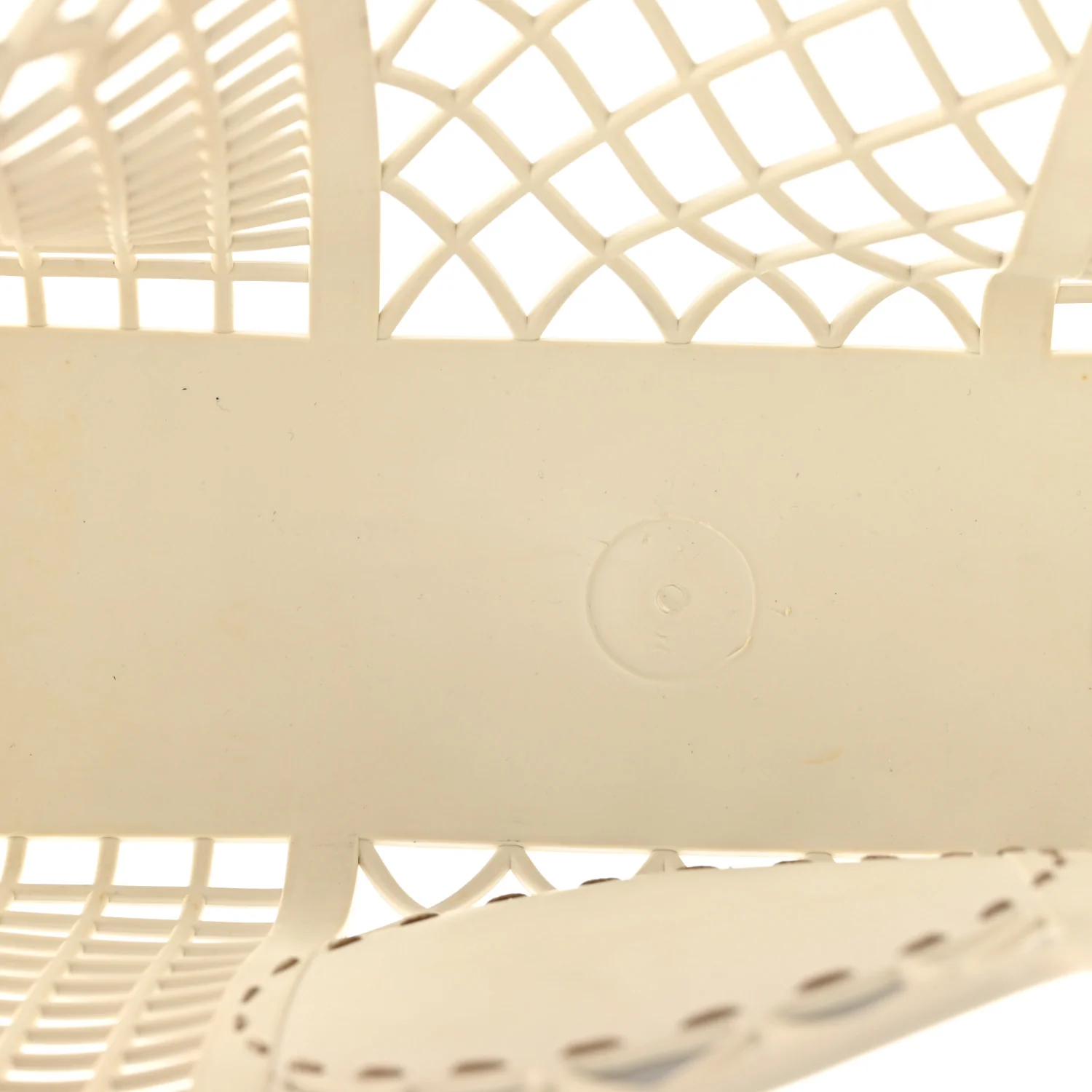 Recycled Plastic Vitello Liberty Matte Small Fendi Basket White Ice - Top Club