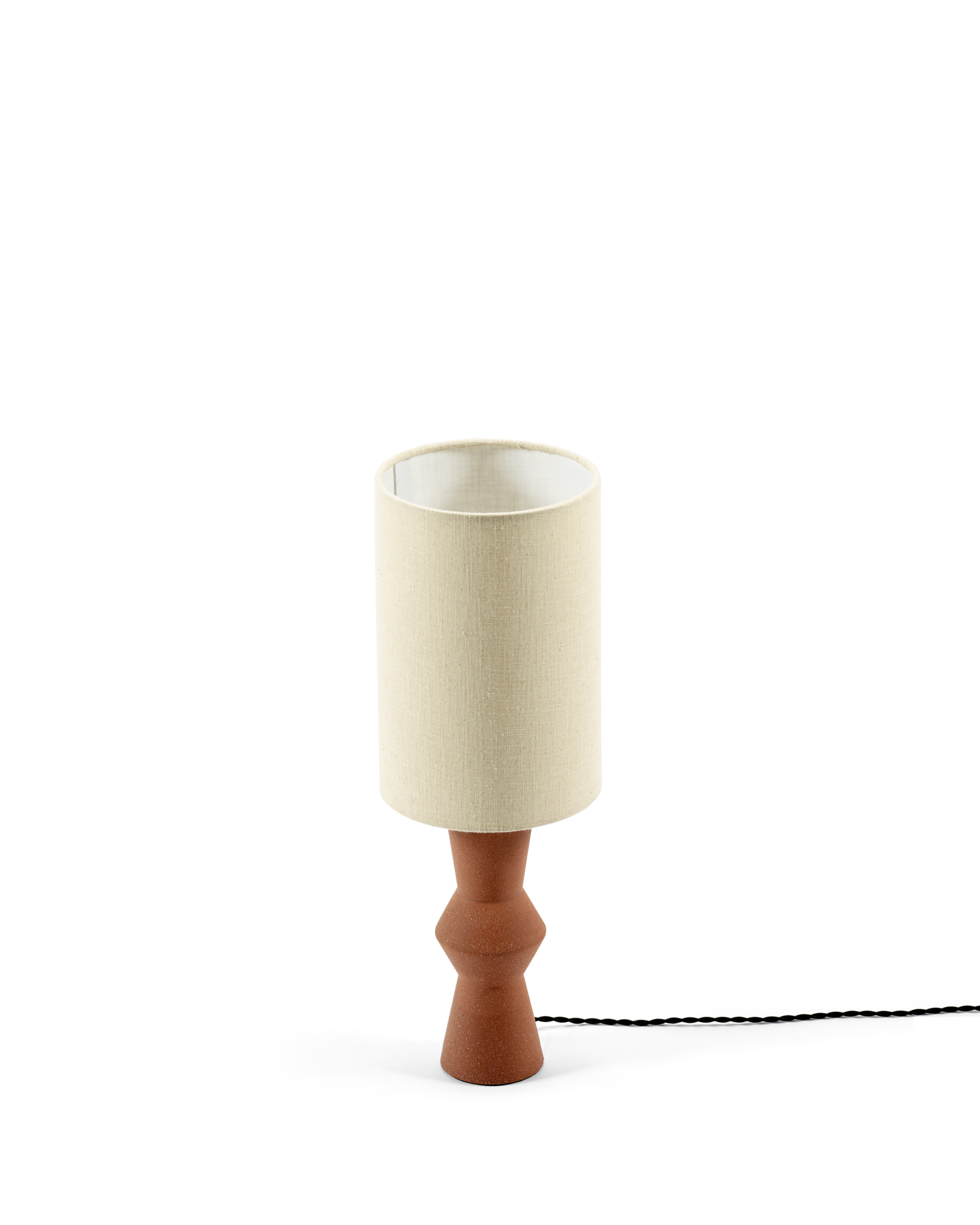 Tafellamp Marie-ann red/brown/beige