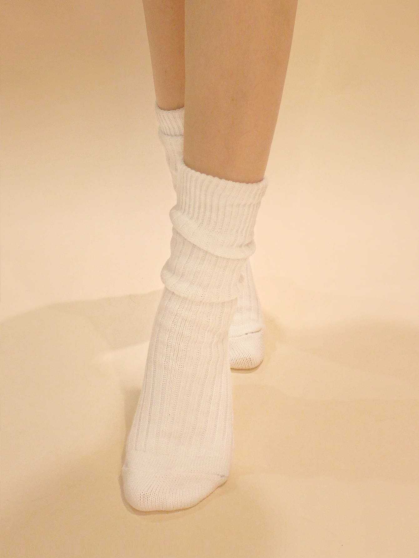 Solid Crew Socks