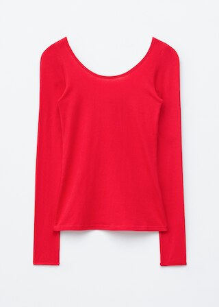 & Other Stories LONG-SLEEVE SCOOP-NECK TOP