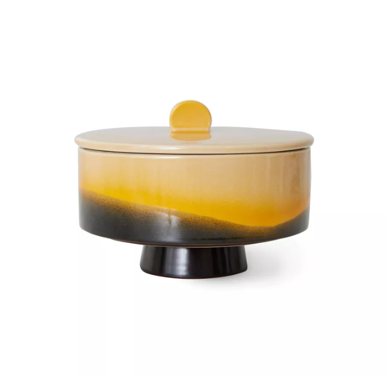 70's Ceramics Bonbon Bowl Sunshine