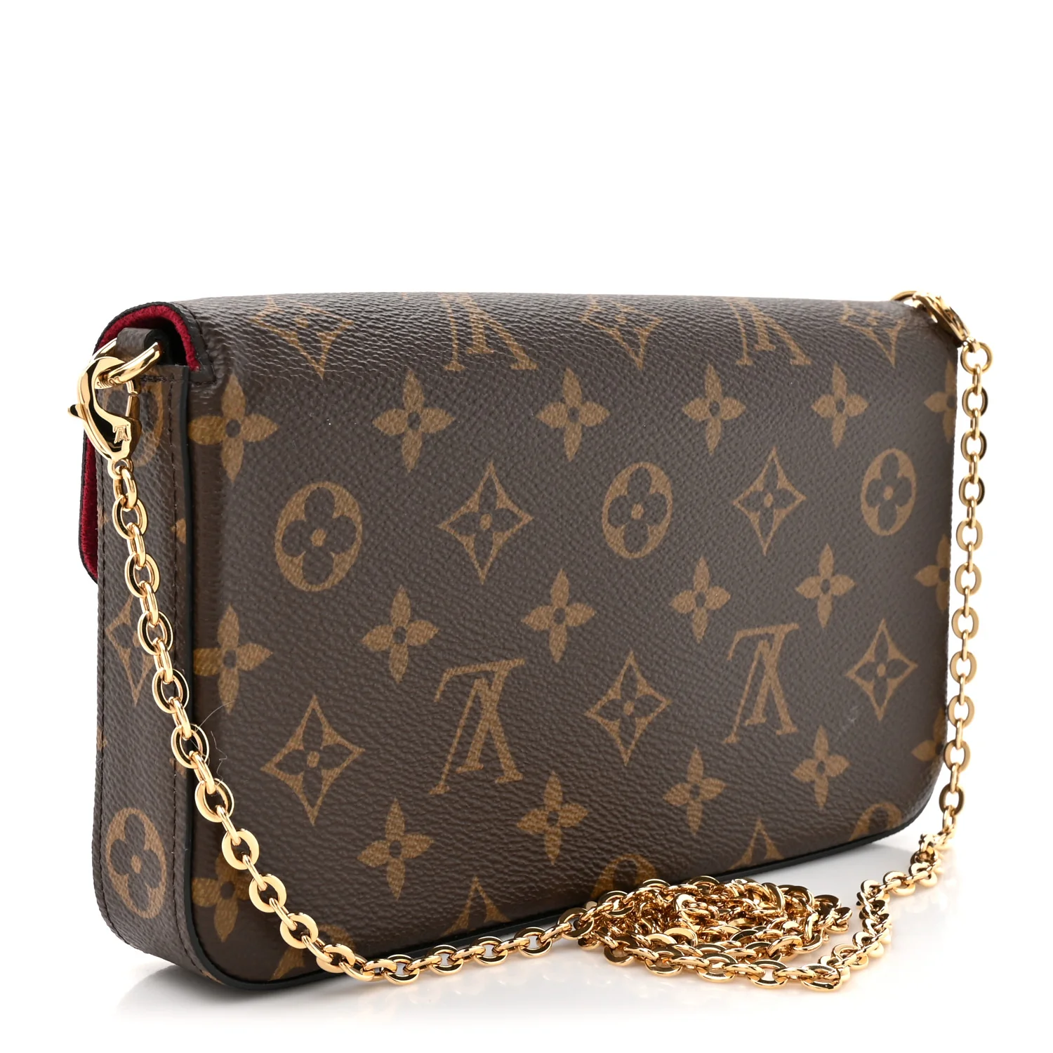 Monogram Pochette Felicie Chain Wallet Fuchsia - Top Club