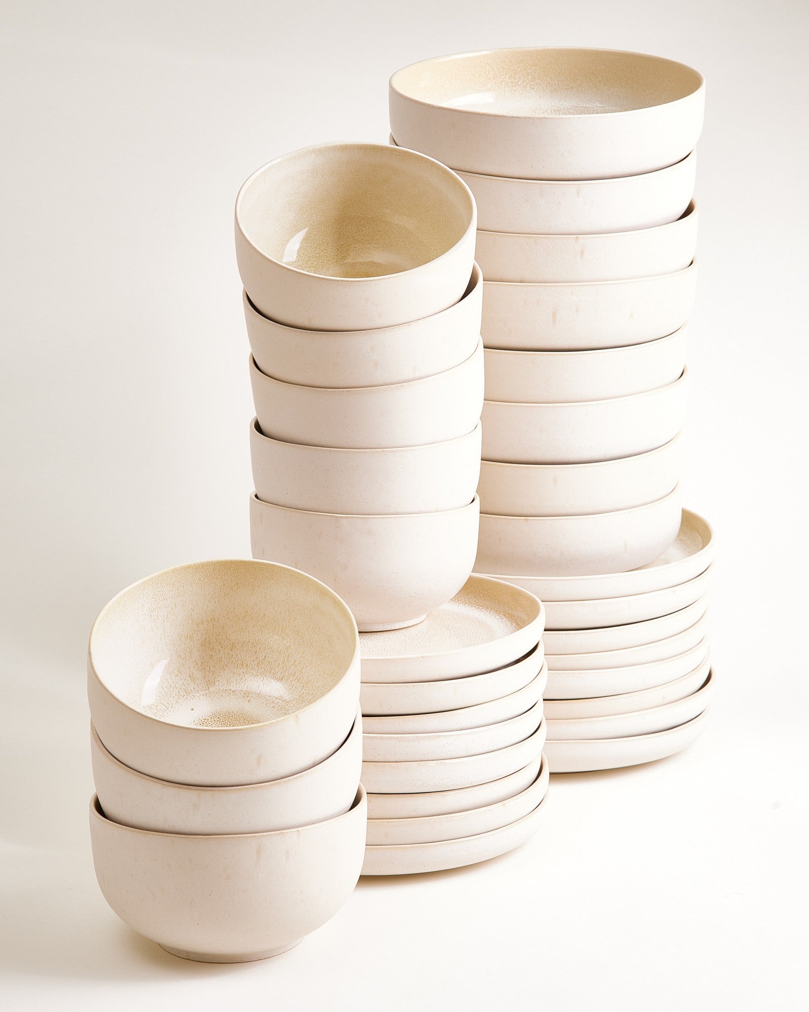 Lorosa Geschirr-Set modern sand 32-teilig