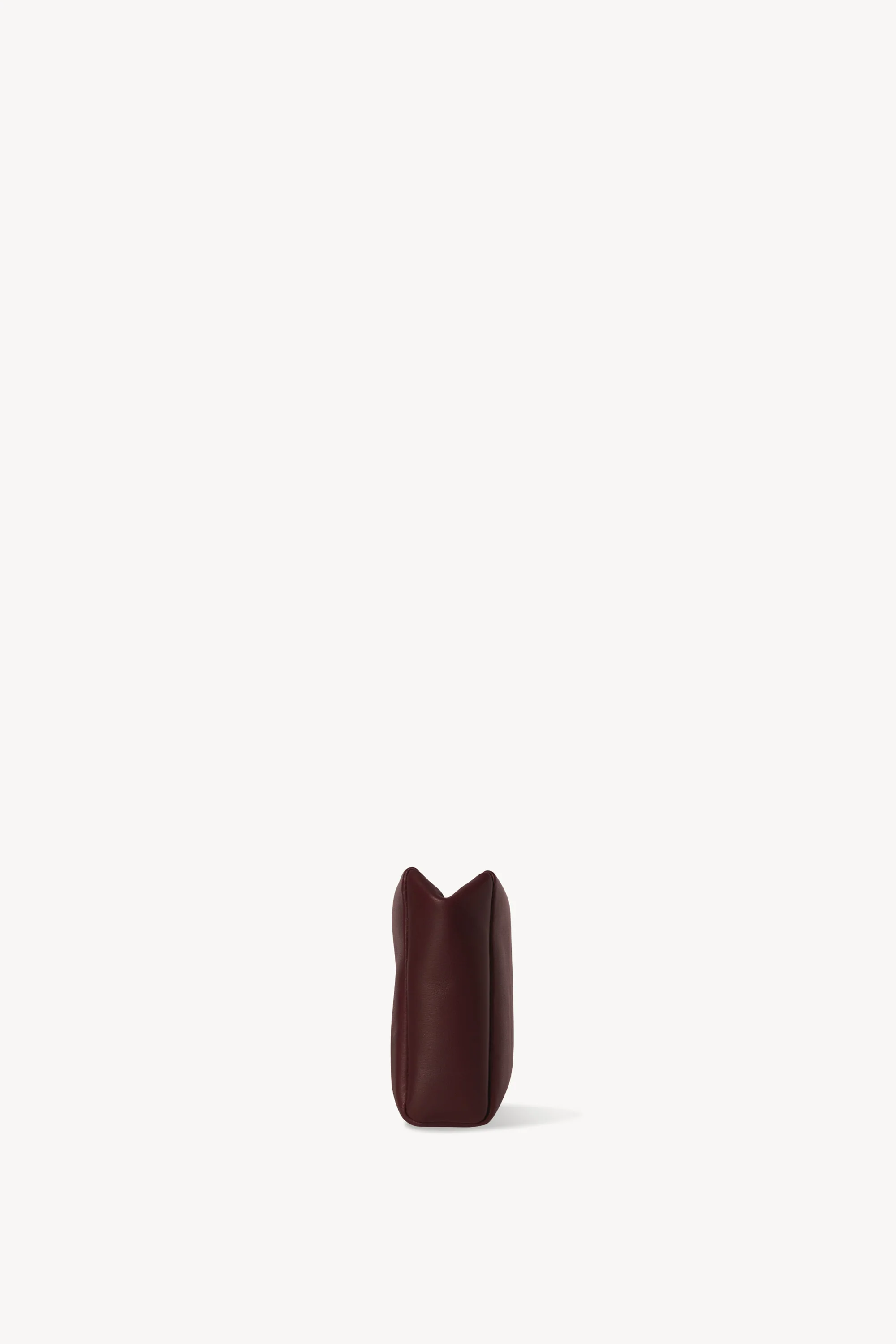 Squared Compact Clutch Bag in Leather - Top Club