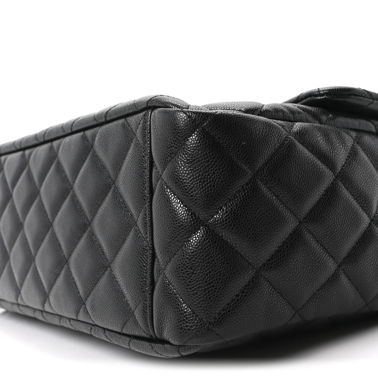 Caviar Quilted XXL Travel Flap Bag Black - Top Club