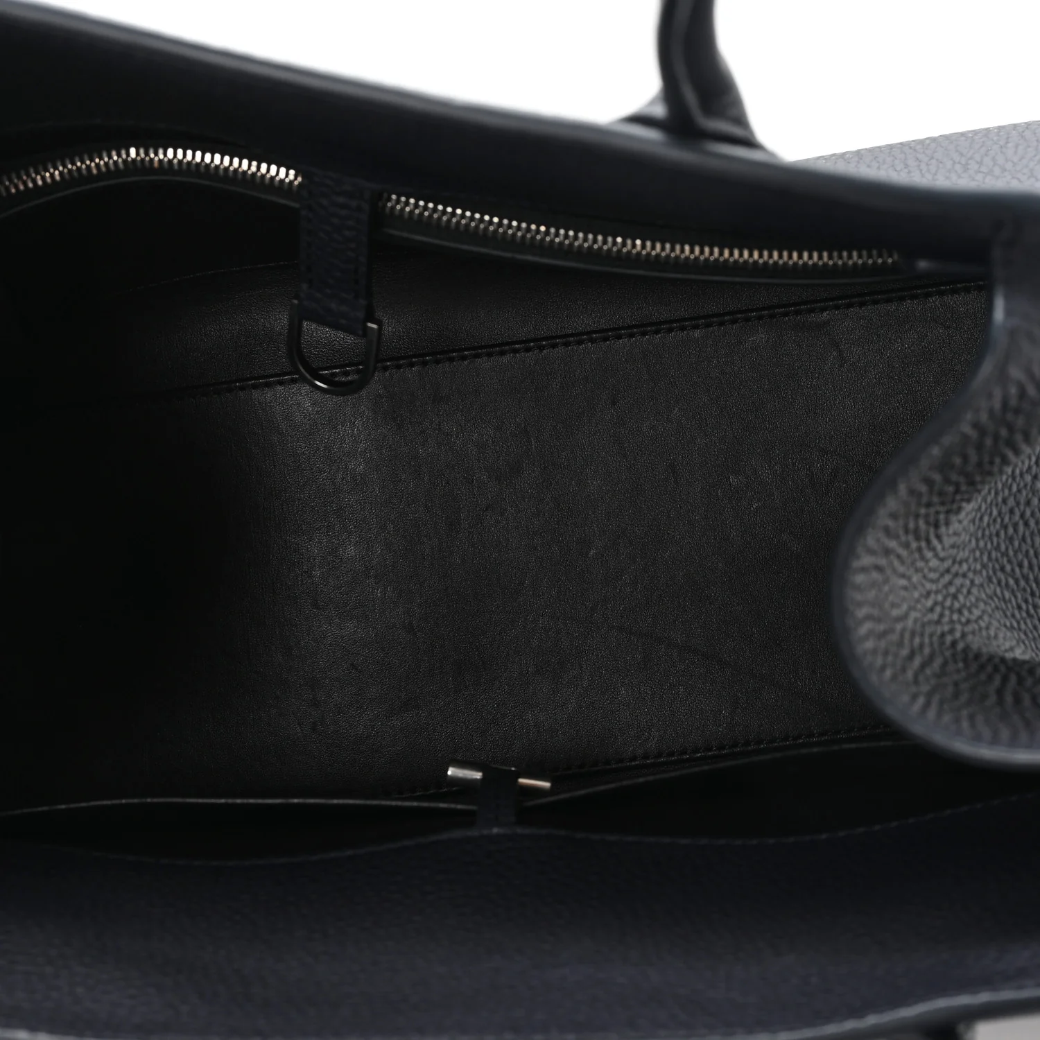 Matte Grained Calfskin Margaux Shoulder 12 Marine - Top Club