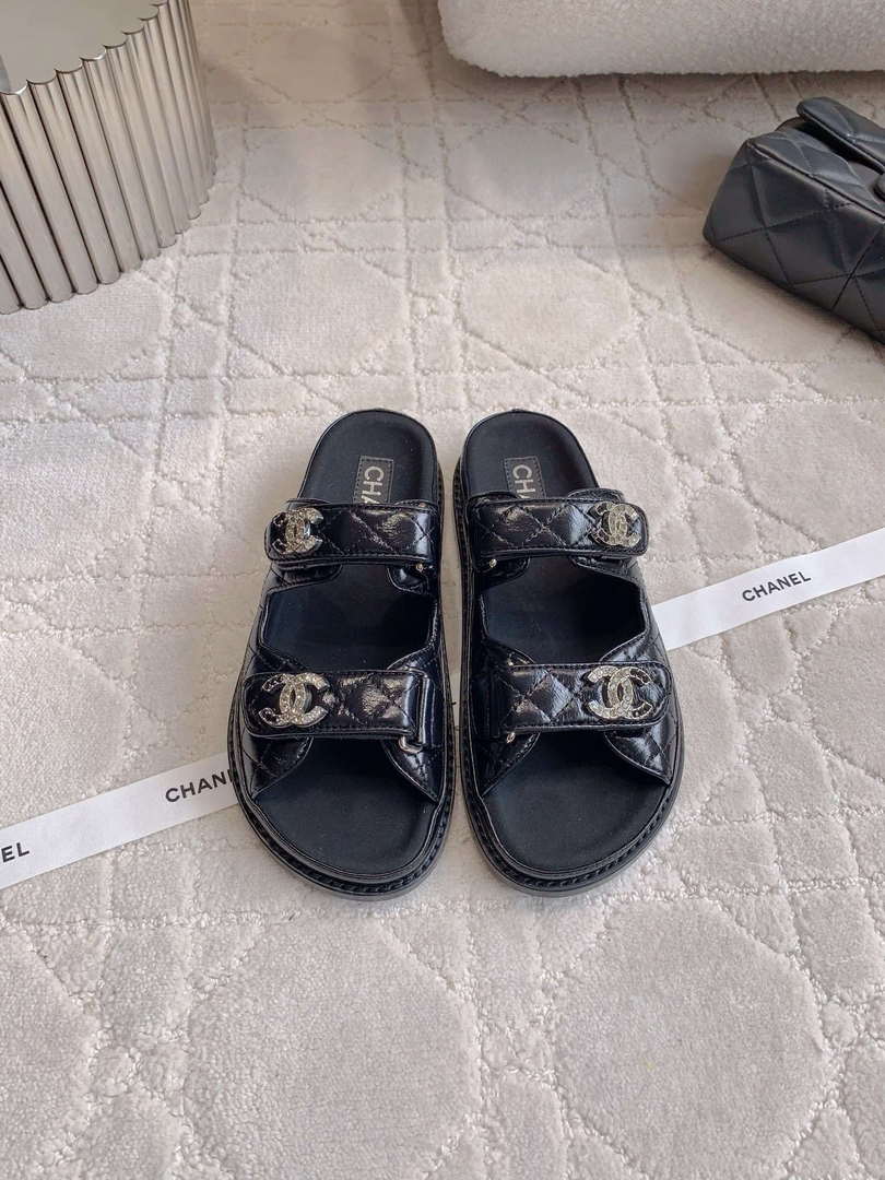Chanel Women's Velcro Sandals Fashion Shoes C93420 - Sneaker Replica Workshop
