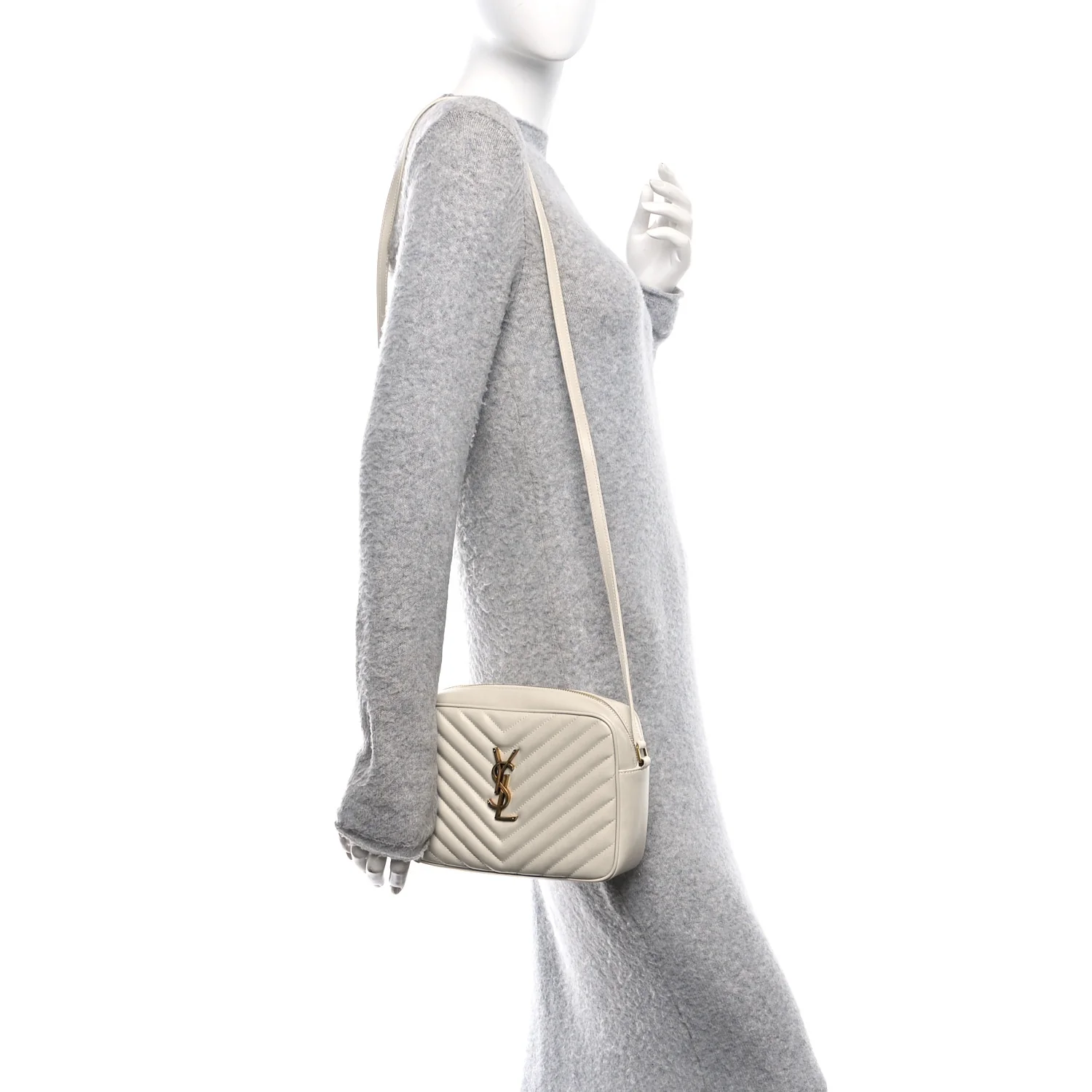 Calfskin Matelasse Monogram Lou Camera Bag Crema Soft - Top Club