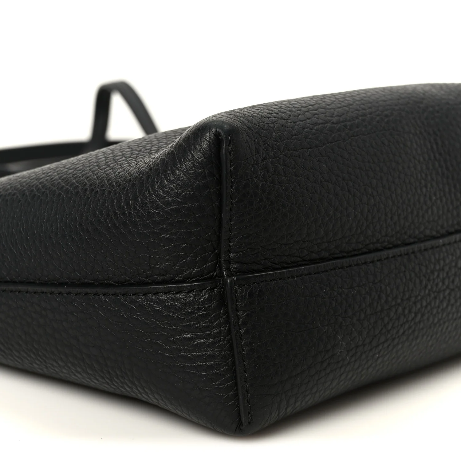 Grained Calfskin Small Park Tote Black - Top Club