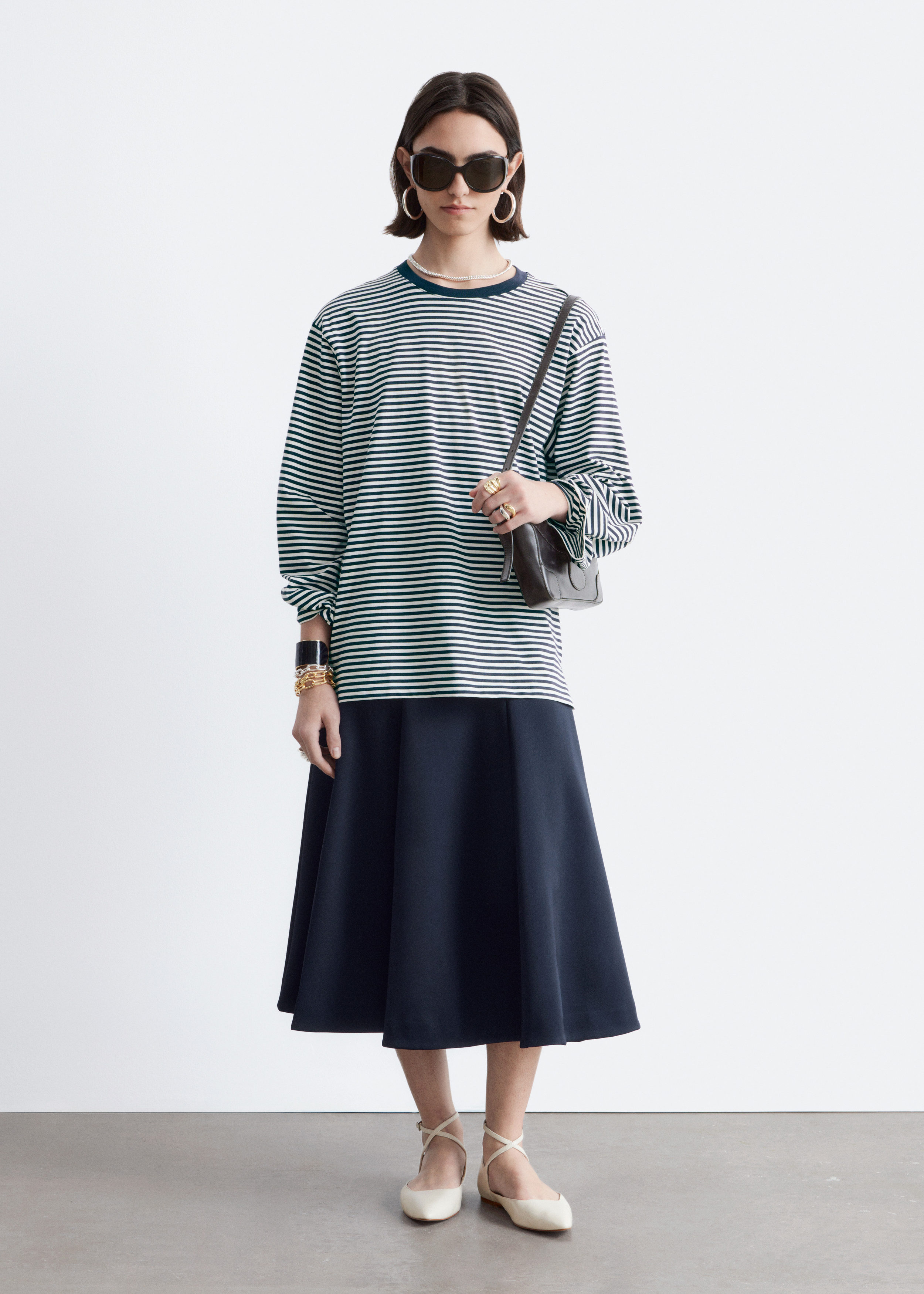 & Other Stories LONG-SLEEVE JERSEY TOP