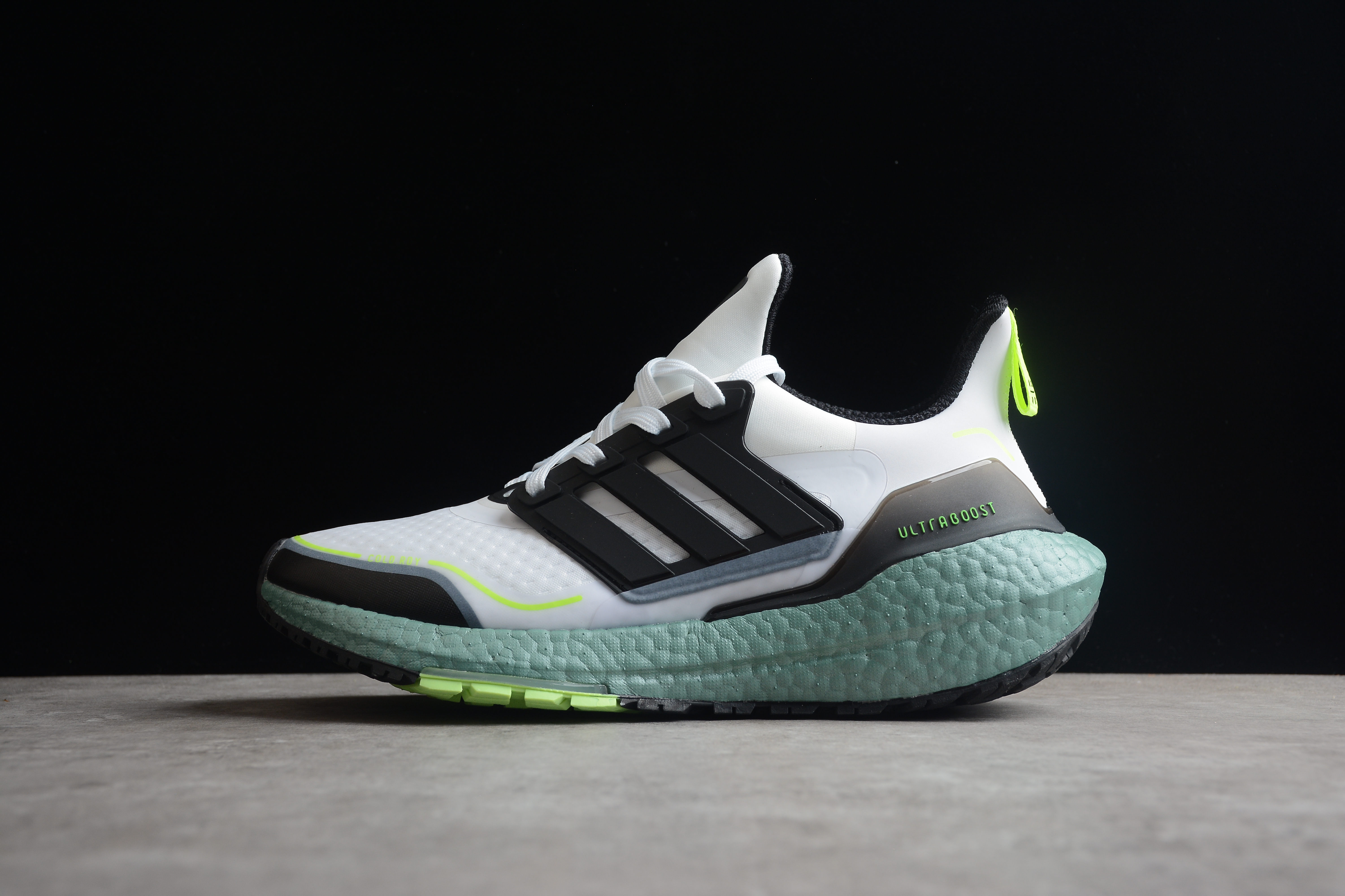 adidas Ultra Boost 21 Cold.Rdy White Signal Green S23898 - Sneaker Replica Workshop