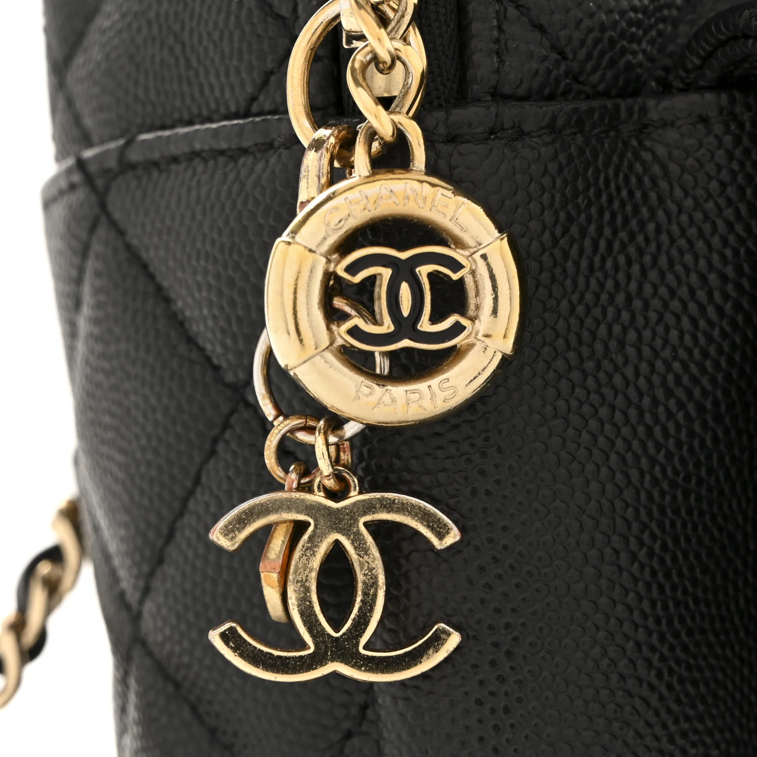 Caviar Quilted Small CC Day Backpack Black - Top Club