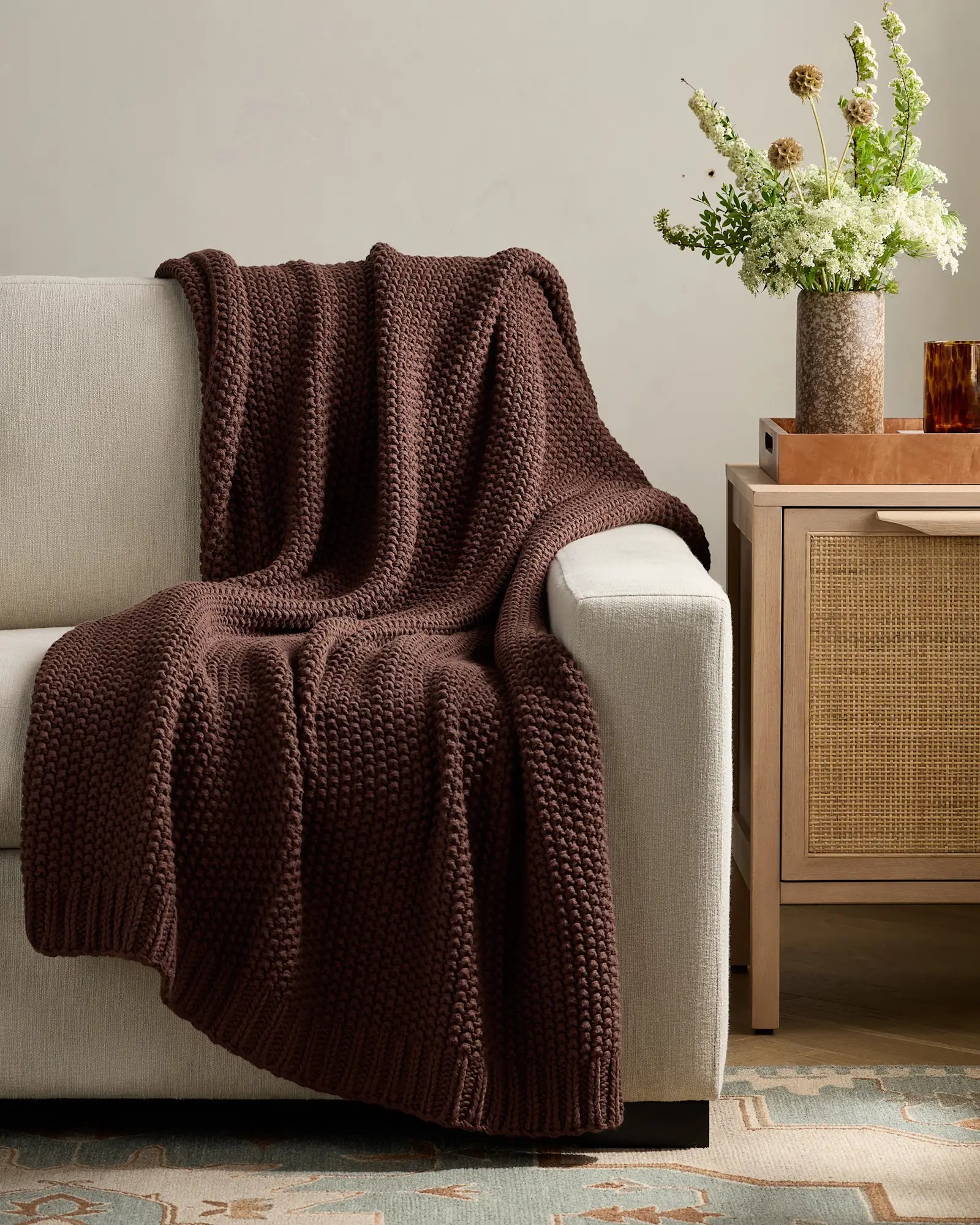 Cotton Fisherman Throw
