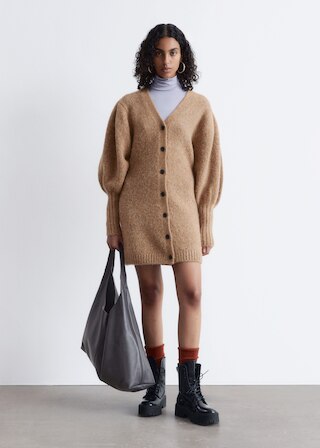 & Other Stories ALPACA-BLEND MINI DRESS
