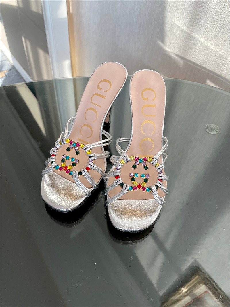 gucci new crystal embellished sandals and slippers - Sneaker Replica Workshop