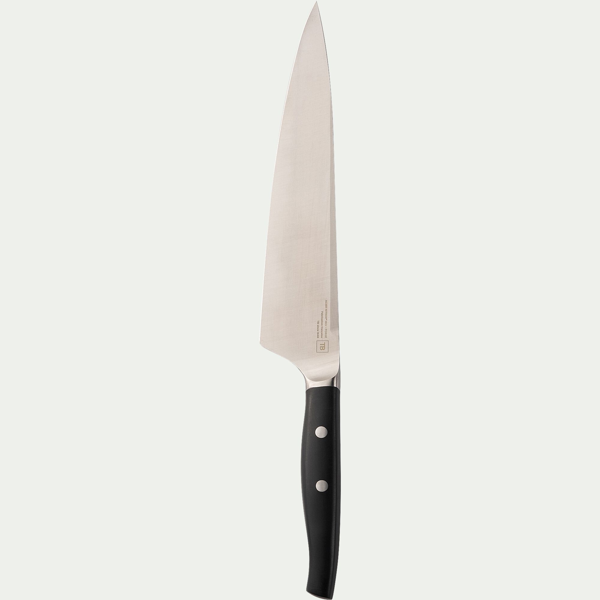 SIDONIE - Couteau forgé de chef avec lame de 20cm en acier inoxydable
