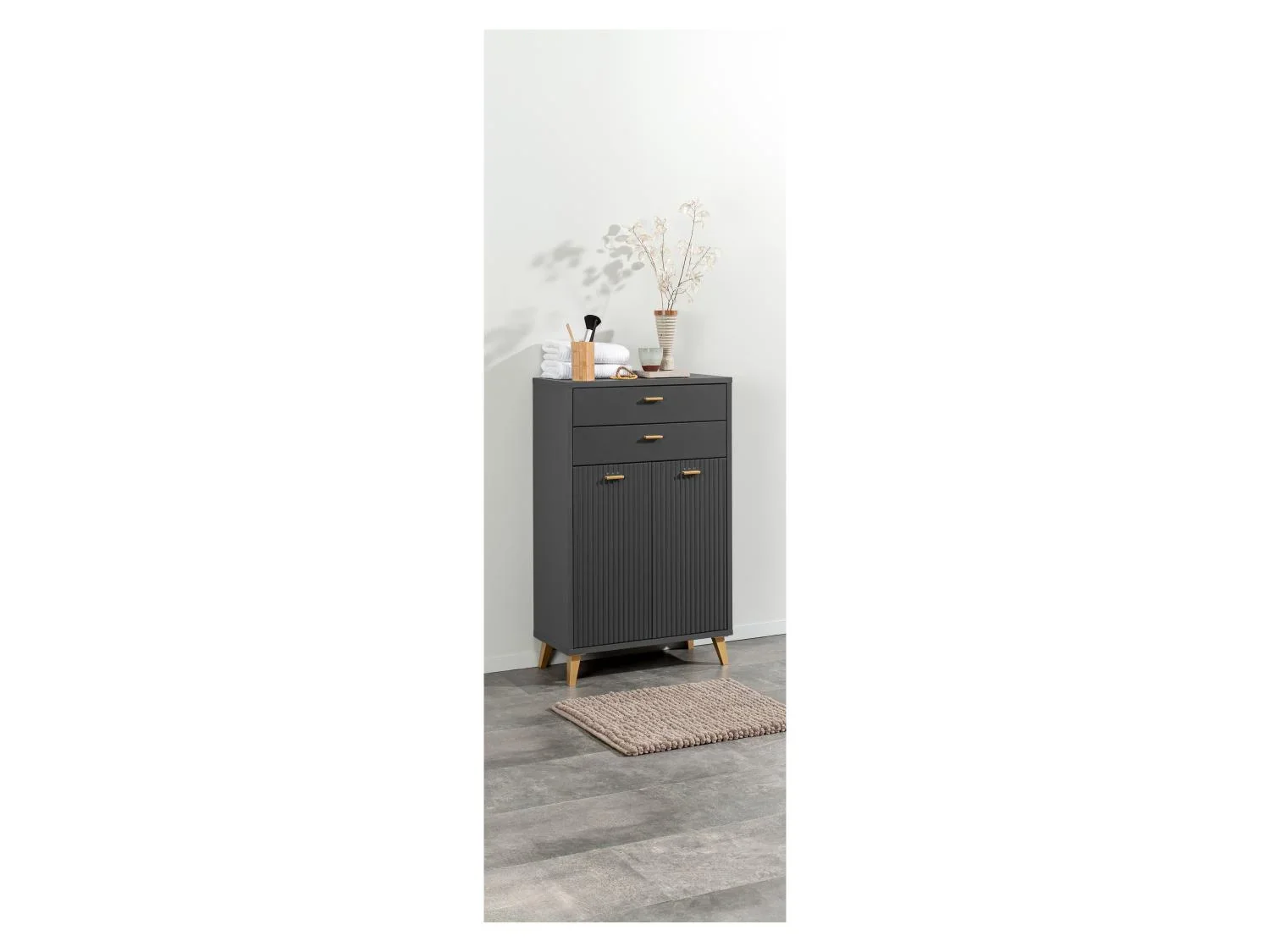 LIVARNO home Meuble de salle de bains, 60,4 x 96 x 28 cm