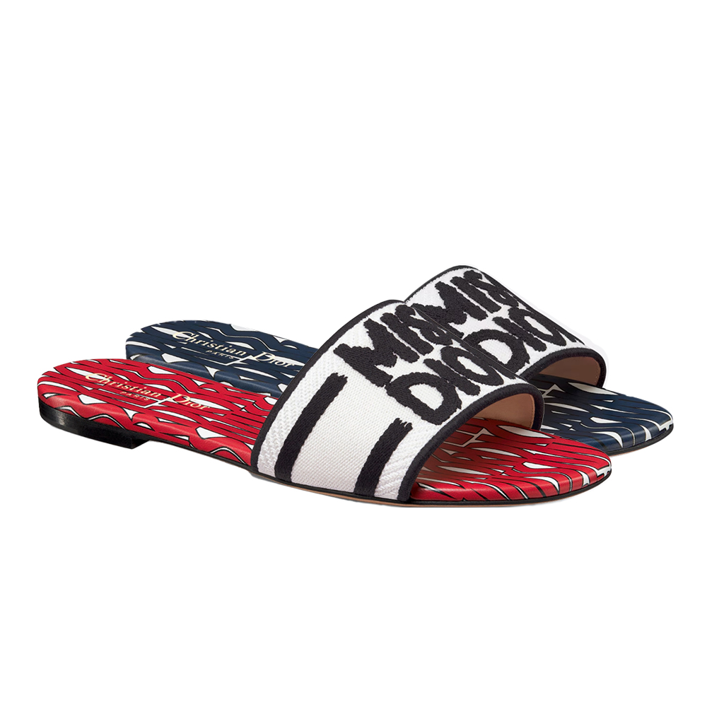 Dior Dway Miss Dior Allover Motif Sandals (Replica) - Sneaker Replica Workshop