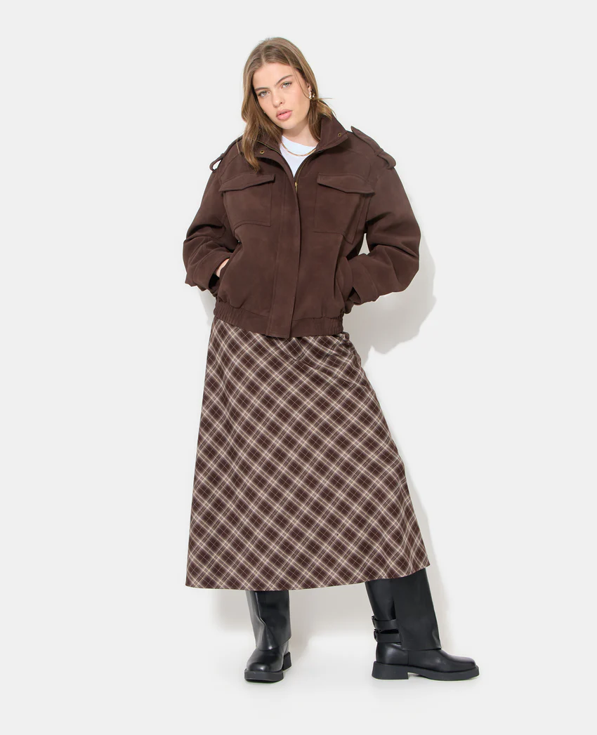 Pimkie Blouson en suédine col montant