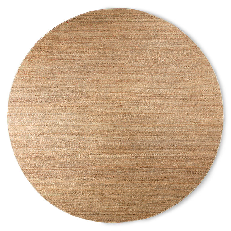 Round Woven Hemp Rug Ø250 cm