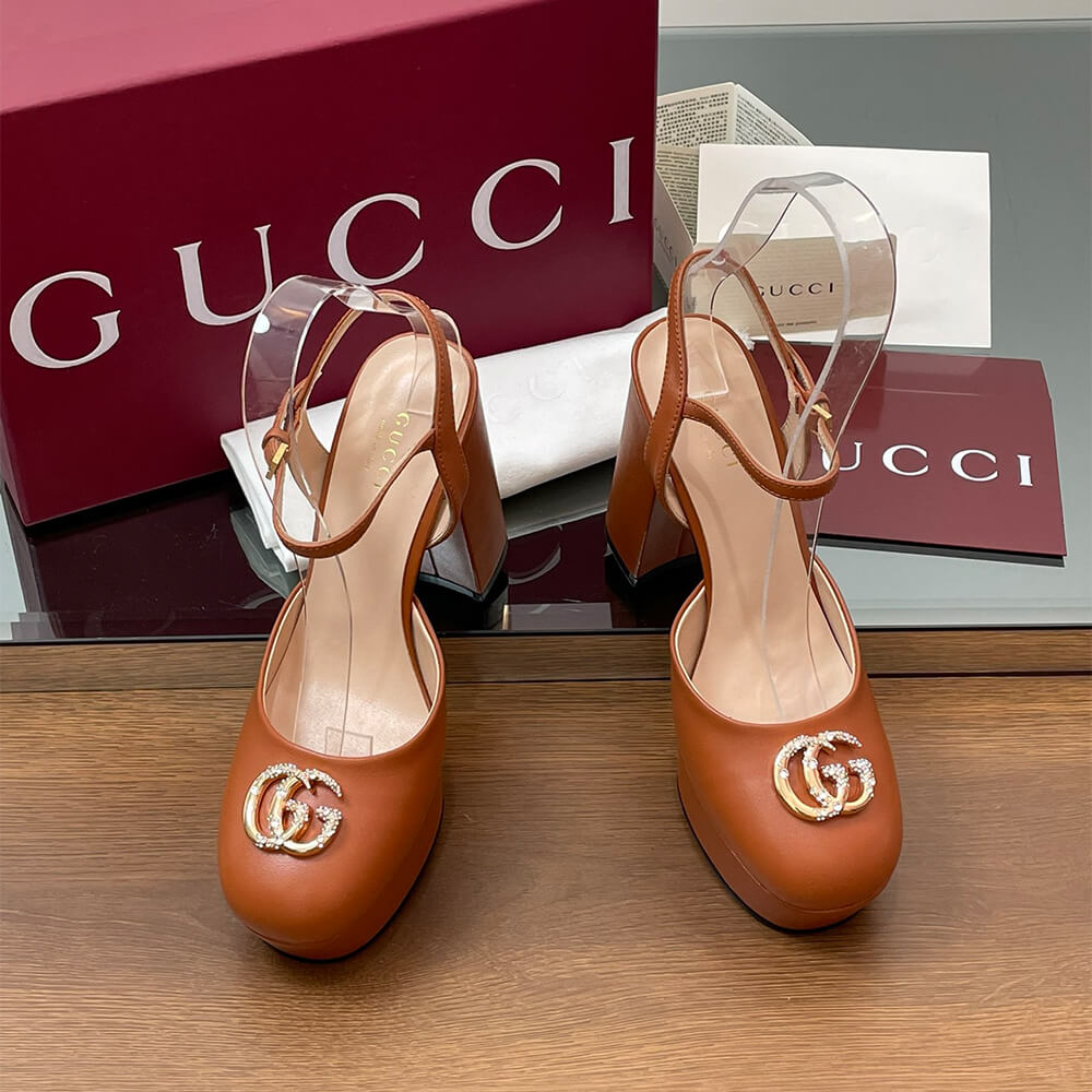 GUCCI Women s platform pump with Double G - Top Club