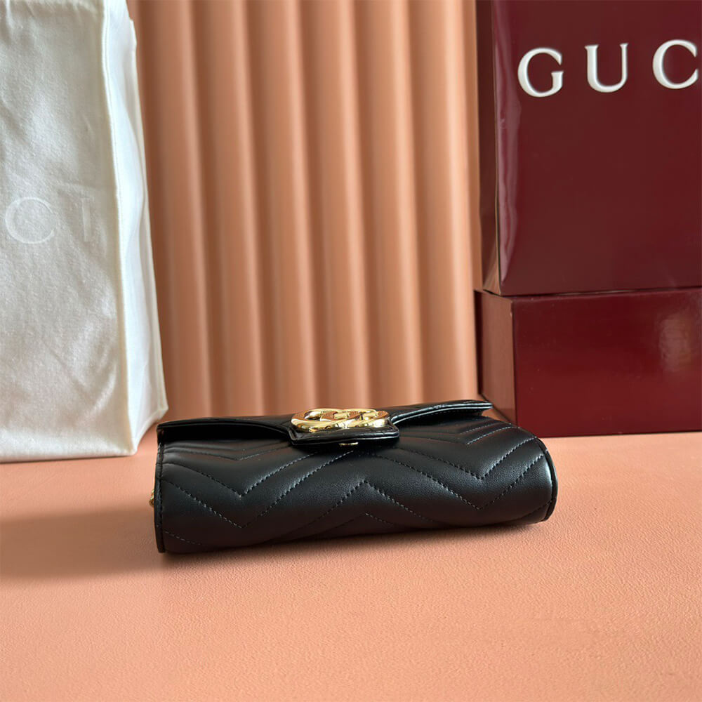 GG Marmont wallet on chain - Top Club