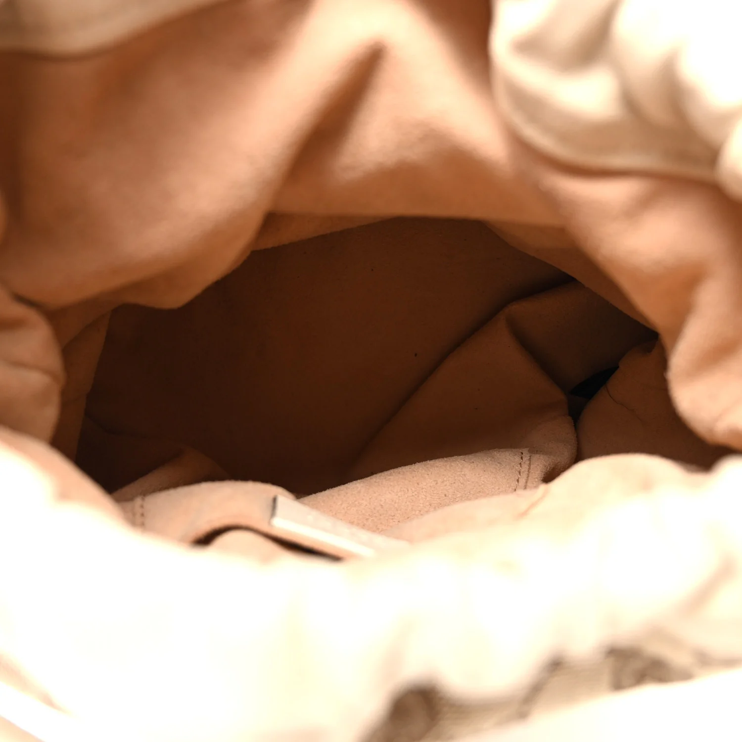 Monogram Textured Calfskin Horsebit 1955 Drawstring Bucket Bag Beige Mystic White - Top Club