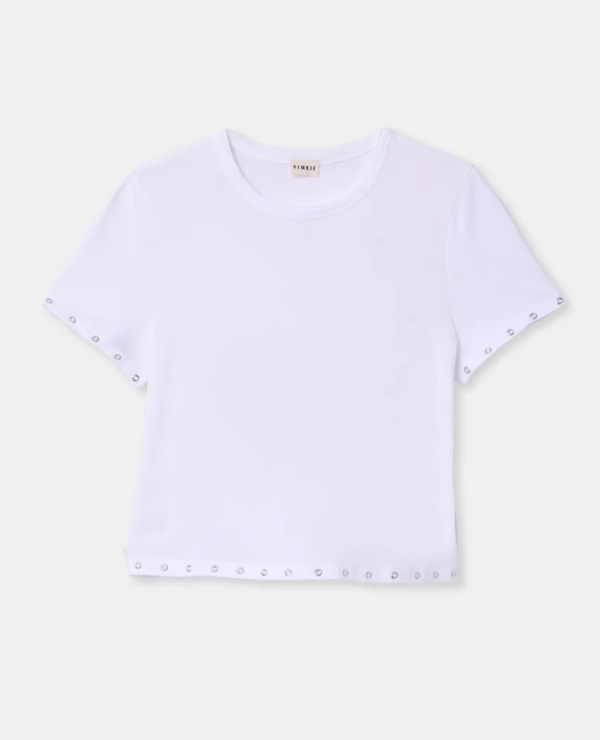 Pimkie T-shirt court avec œillets