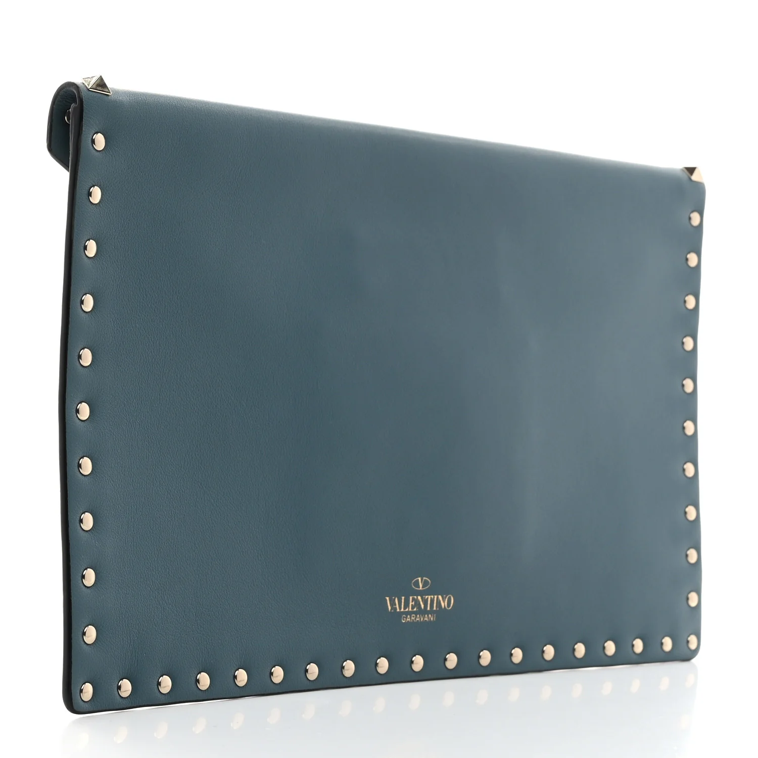 Vitello Large Rockstud Envelope Clutch Amadeus - Top Club
