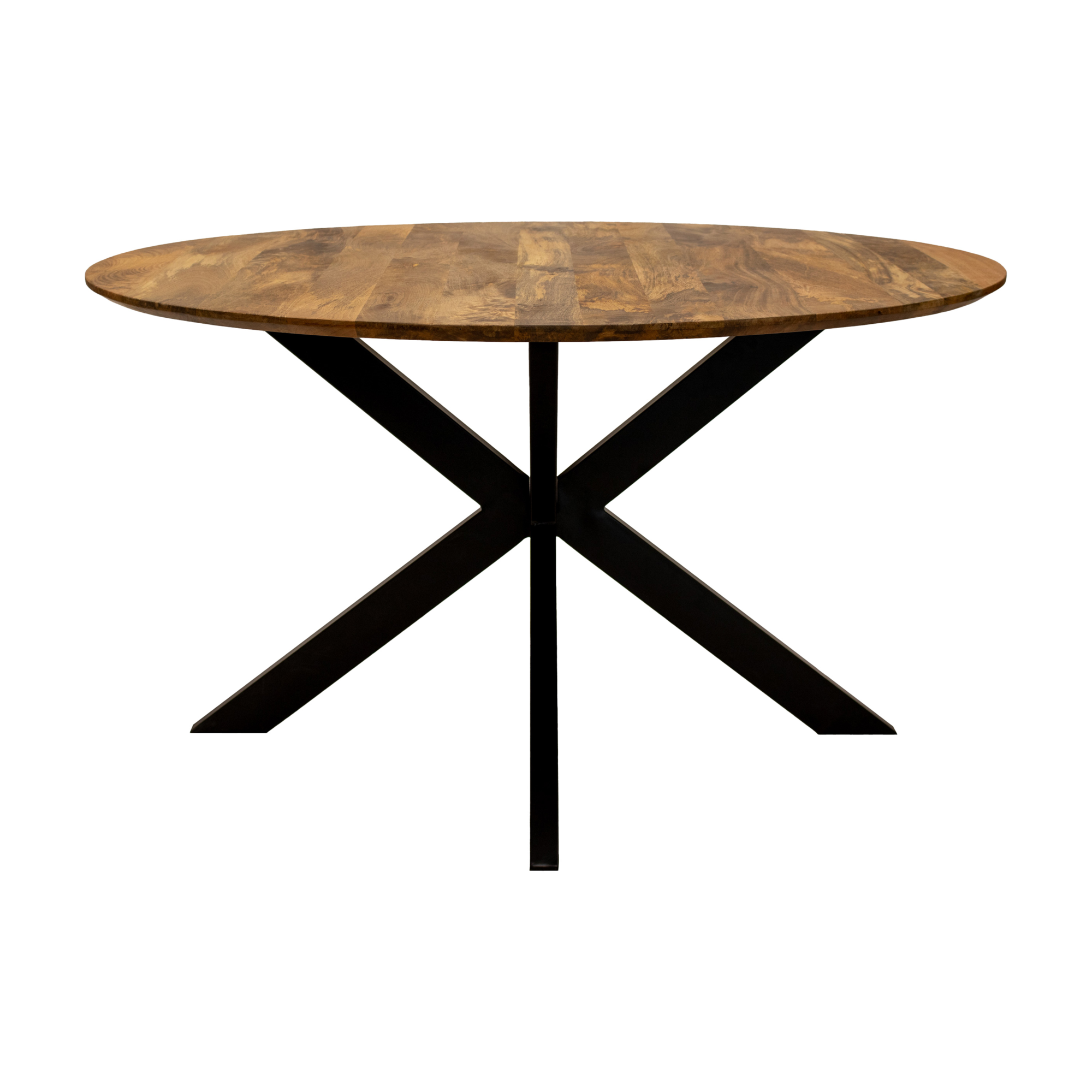Kick tafel Jake - rond 140cm bruin