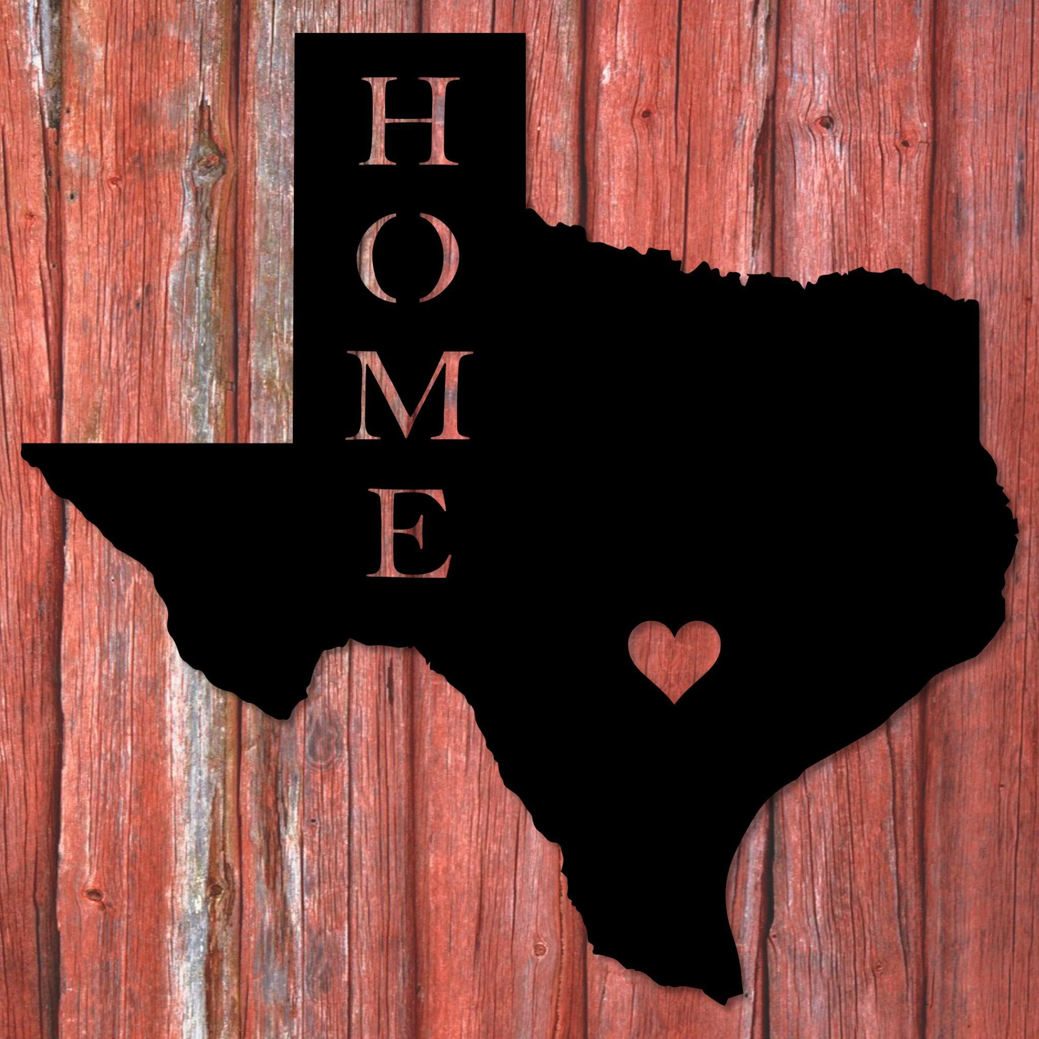 Texas State Home Metal Wall Art - Alvarez Pro Painting LLC