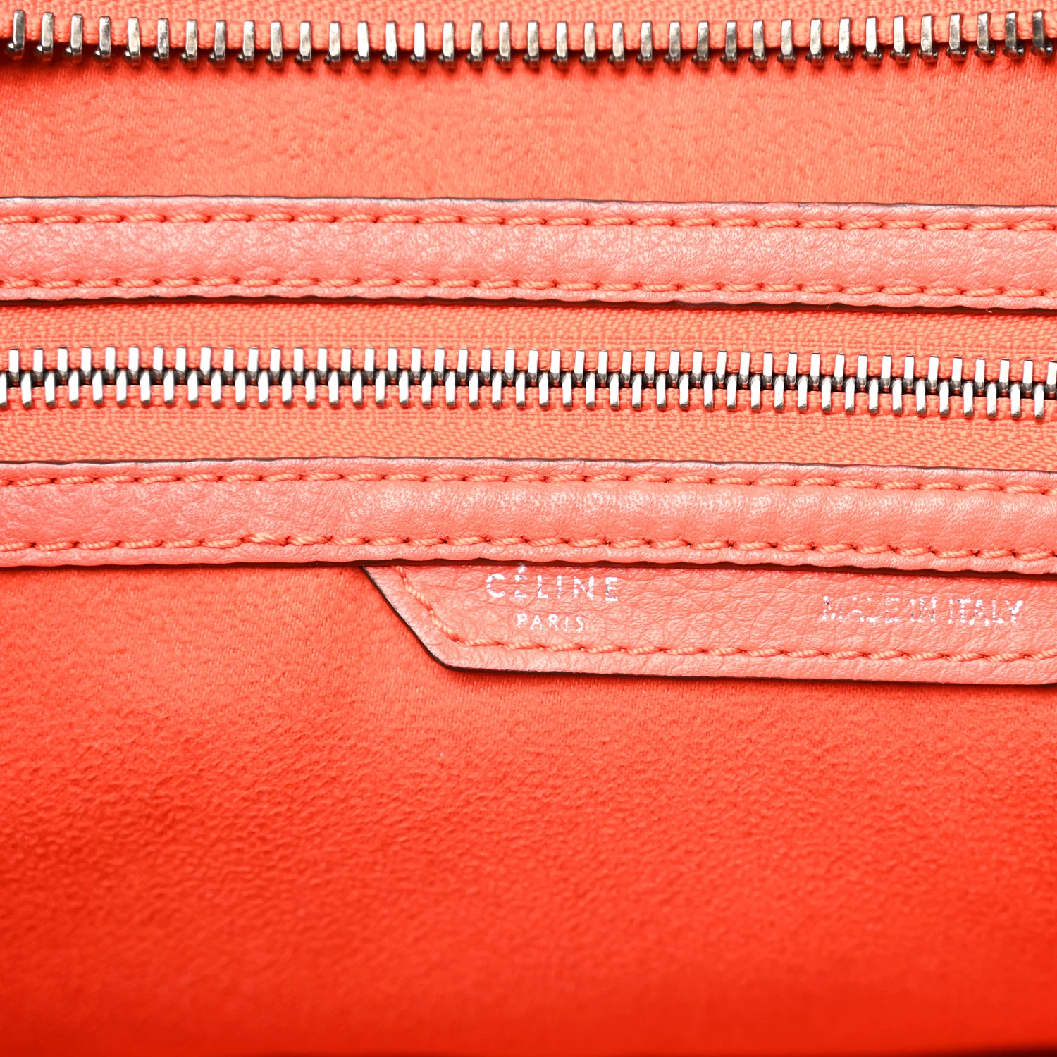 Drummed Calfskin Mini Luggage Coquelicot - Top Club