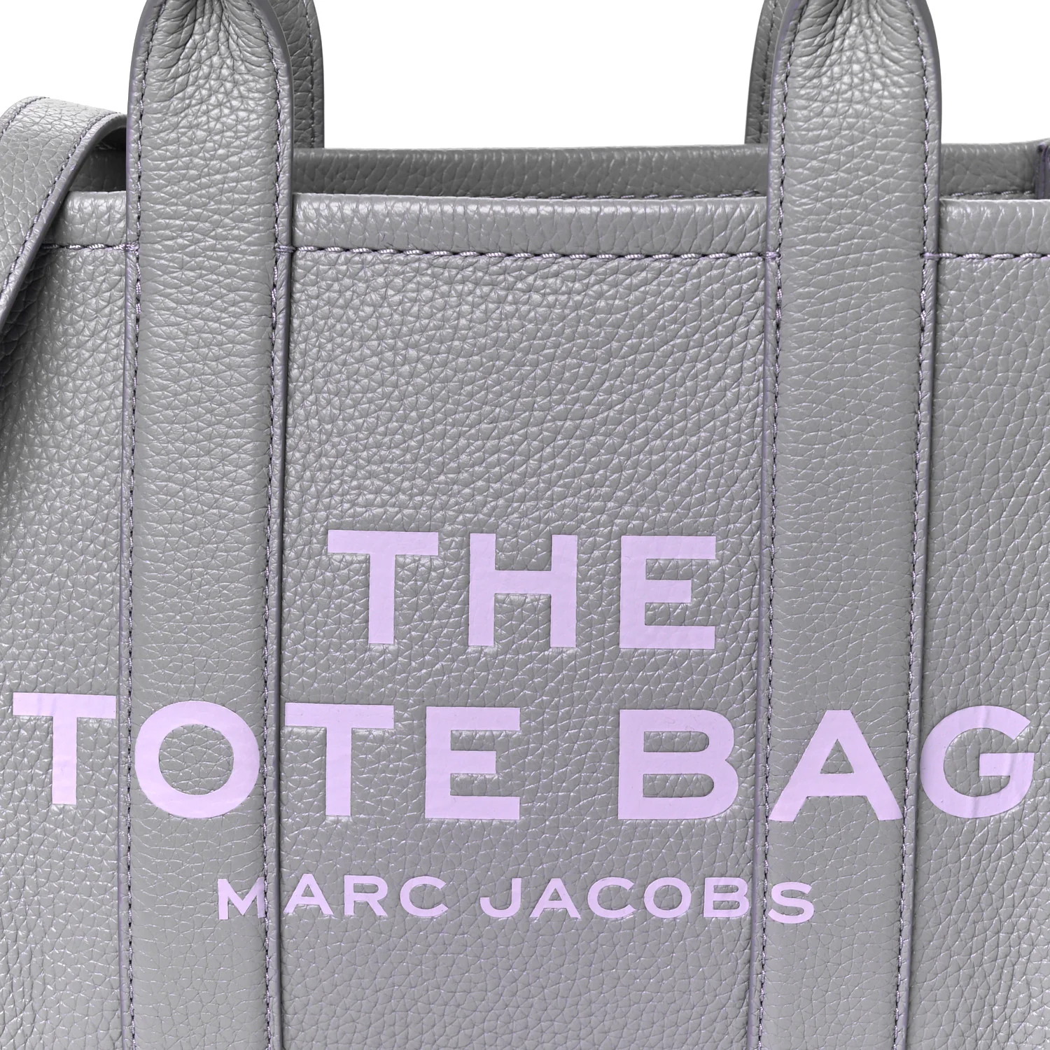Grained Calfskin Small The Tote Bag Lavender - Top Club