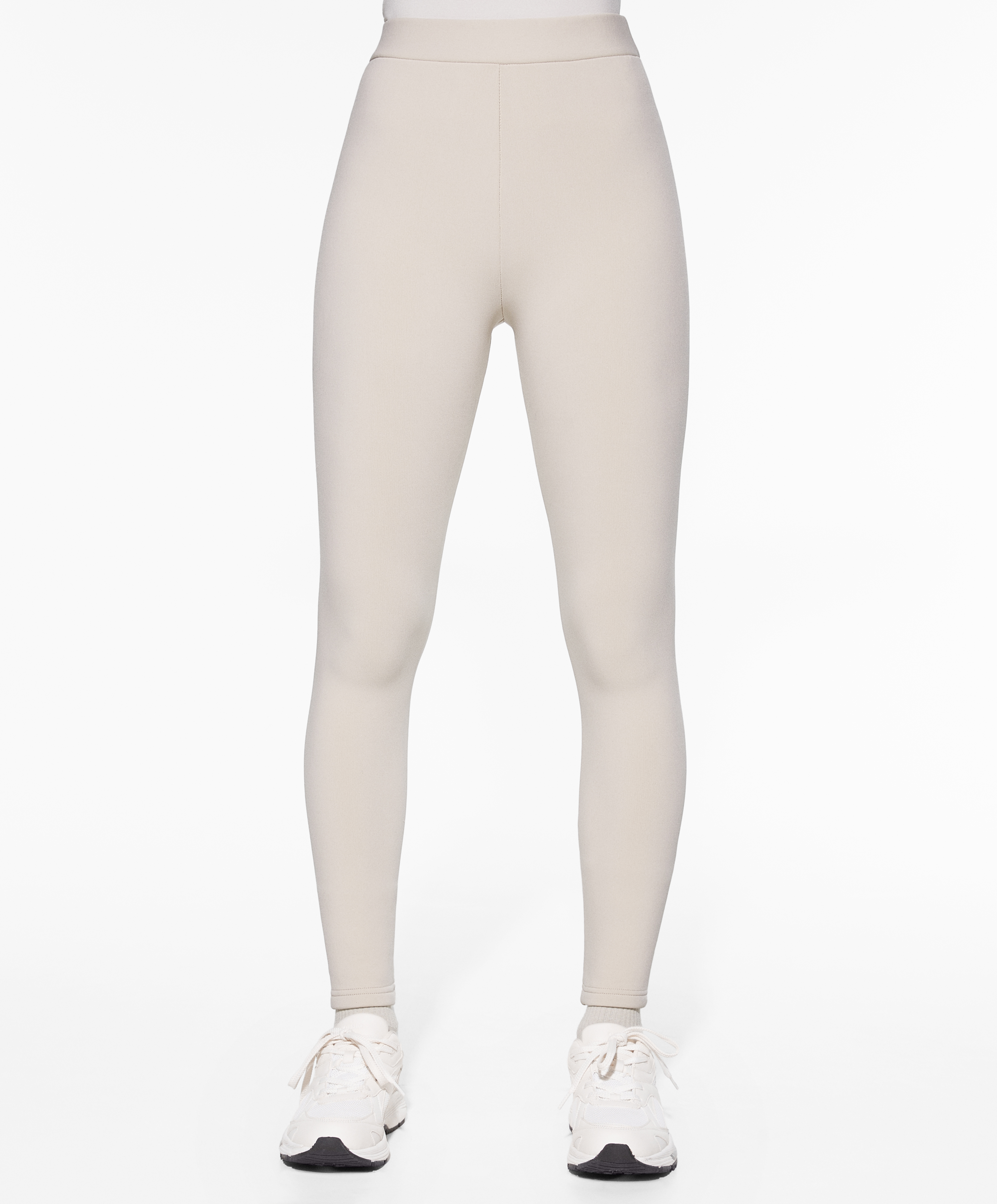 OYSHO Super-extra-warm seamless 65cm ankle-length leggings
