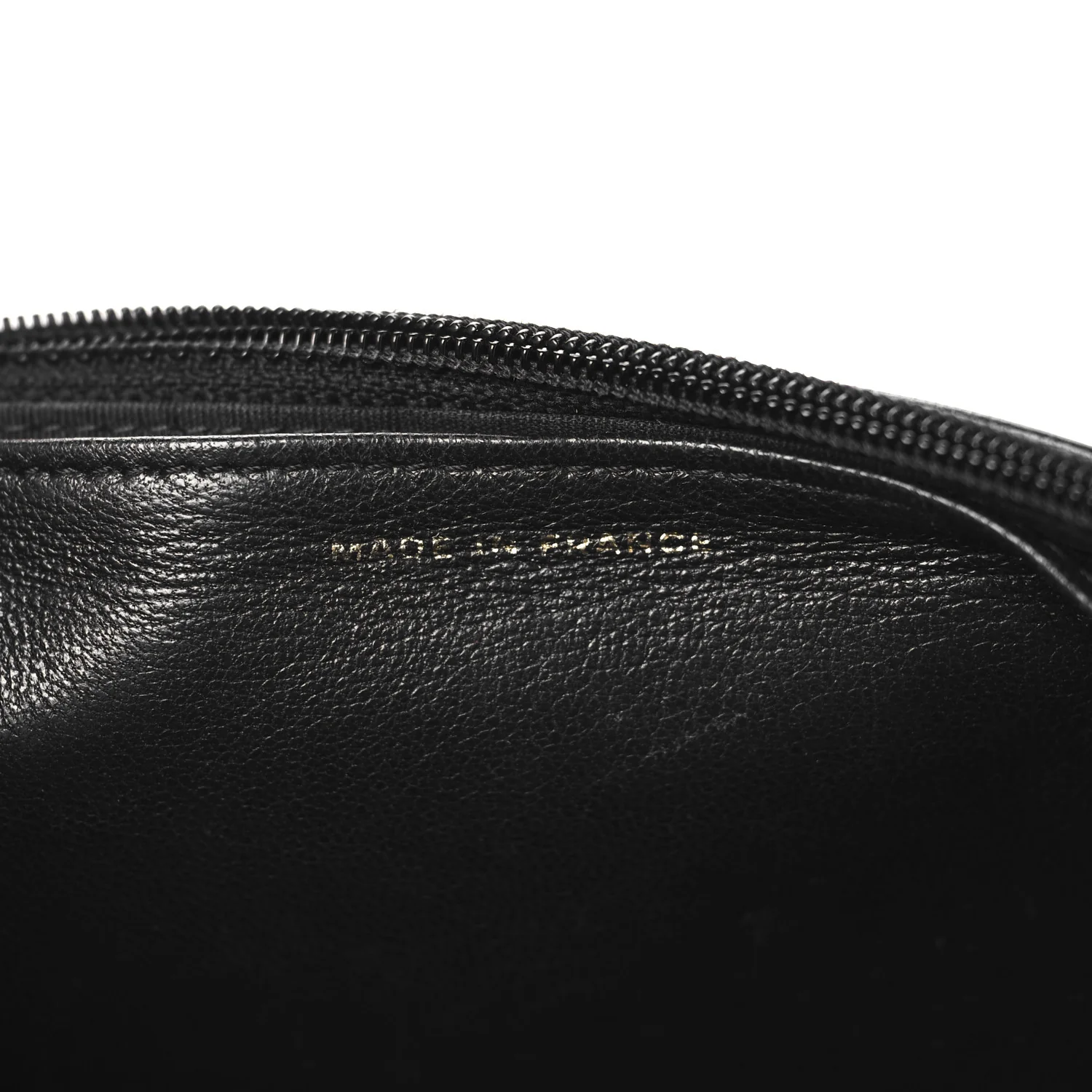 Lambskin Chevron Boy Wallet On Chain WOC Black - Top Club