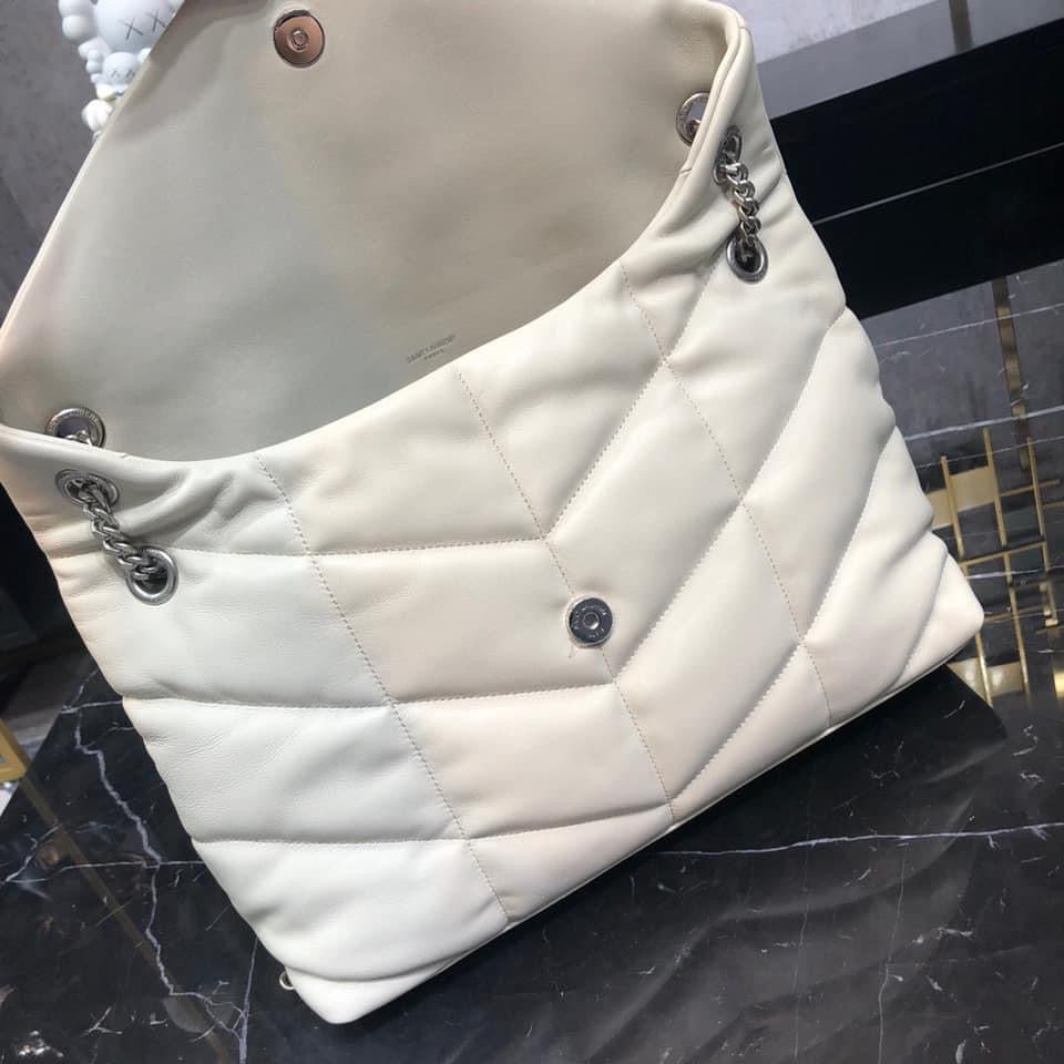Y PUFFER MEDIUM BAG IN QUILTED LAMBSKIN - Top Club