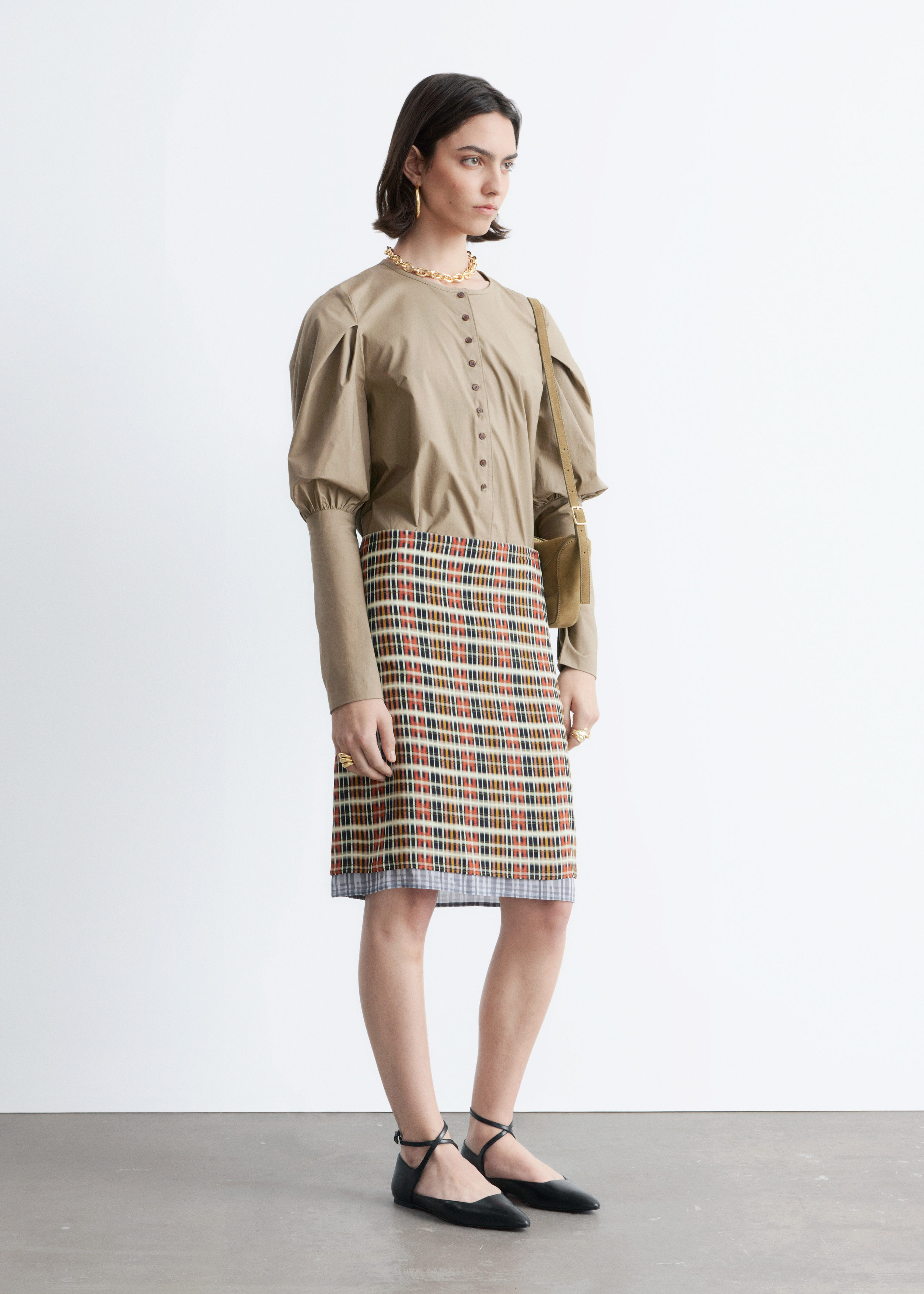 & Other Stories PUFF-SLEEVE BLOUSE