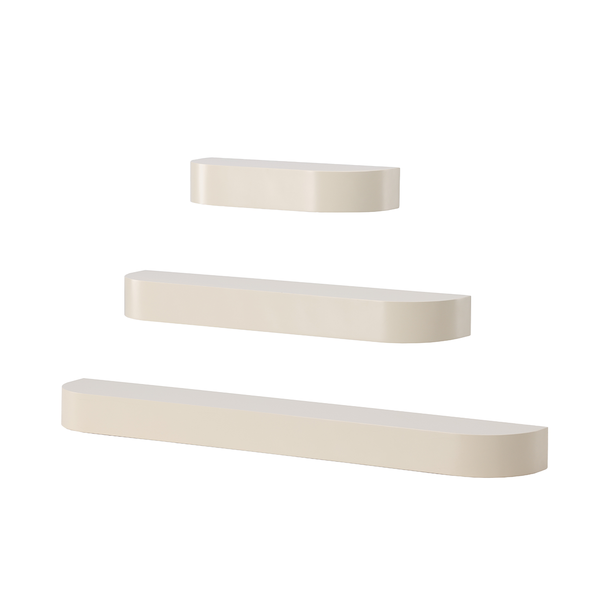Wandplanken Sandy - set van 3 Beige