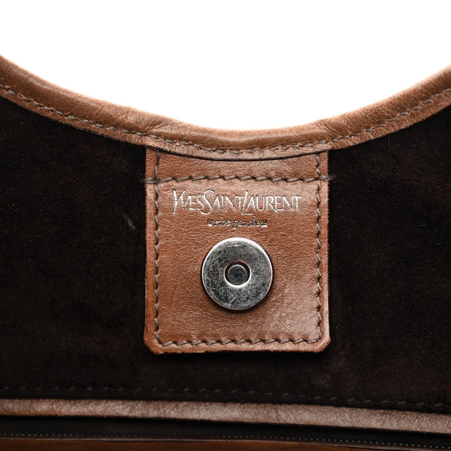 Suede Buffalo Horn Mombasa Hobo Beige - Top Club
