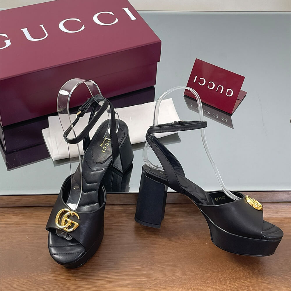 GUCCI Women s platform sandal with Double G - Top Club
