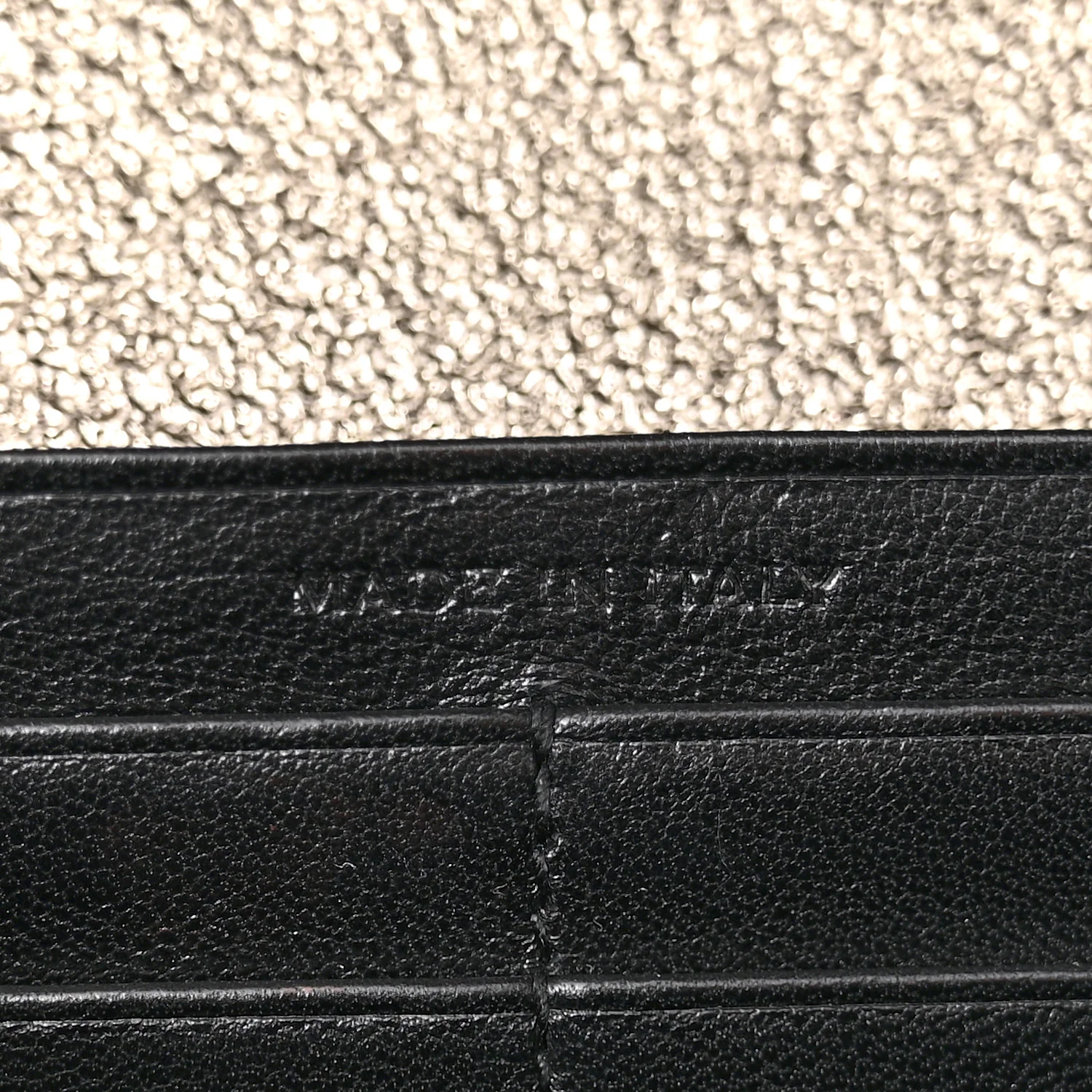 Grained Metallic Calfskin Monogram Chain Wallet Bronze - Top Club