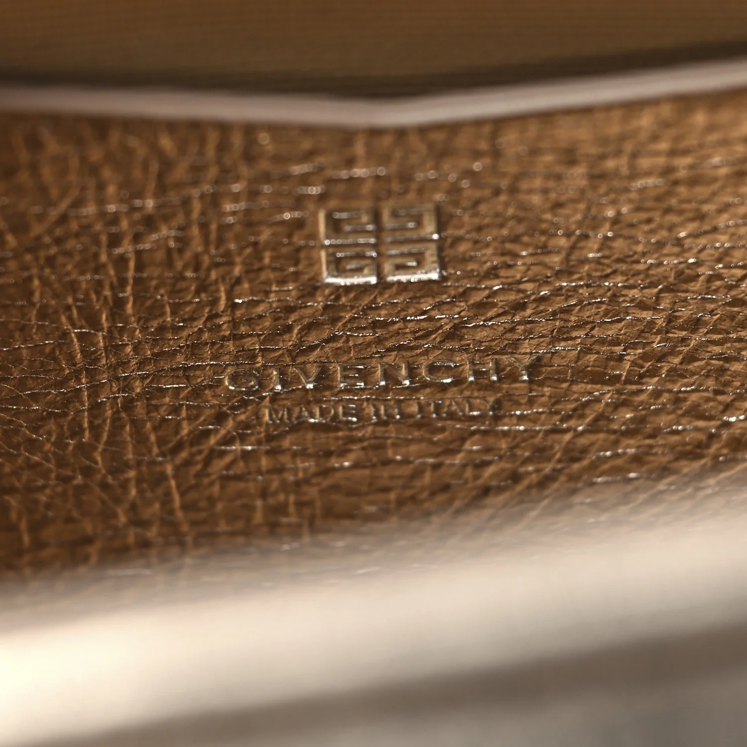 Laminated Lambskin Mini Antigona Gold - Top Club