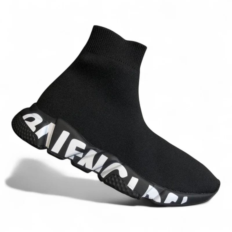 Balenciaga Speed Graffiti Sneaker Black - Sneaker Replica Workshop