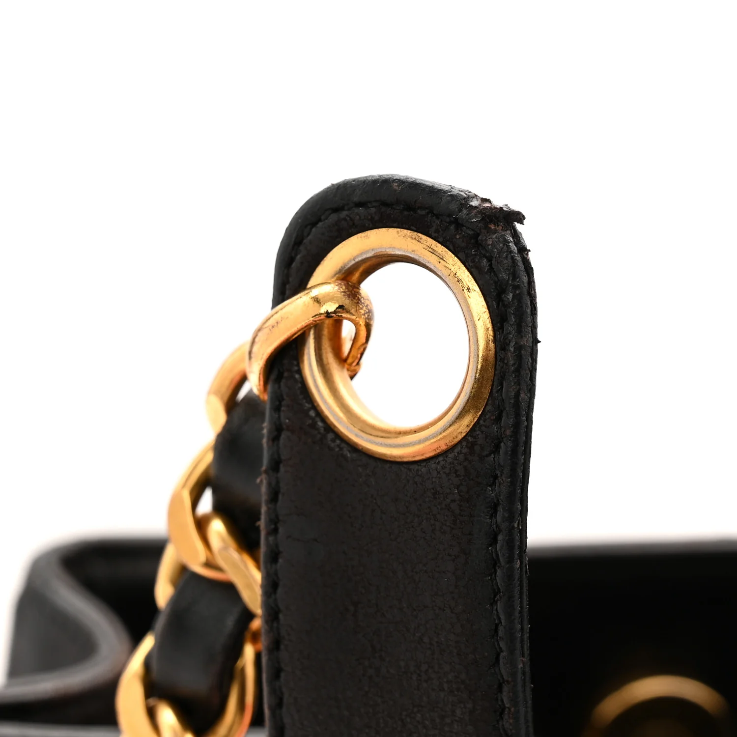 Lambskin CC Flap Shopping Tote Black - Top Club