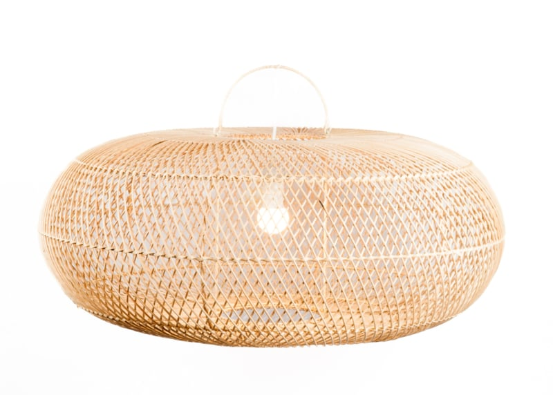 Rotan hanglamp Ubud XXL natural